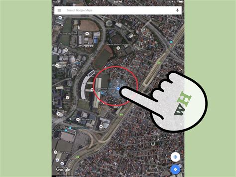 satellite map of my current location.